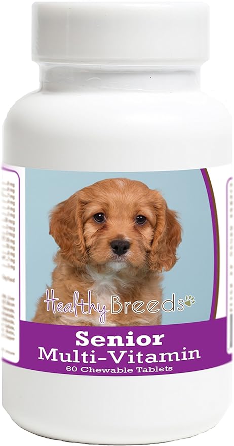 Healthy Breeds Cavapoo Senior Dog Multivitamin Tablets 60 Count