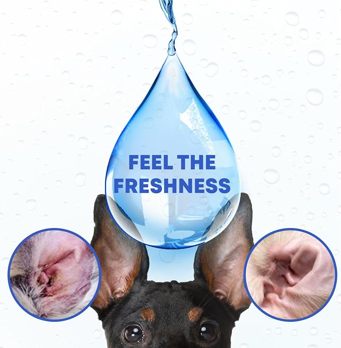 Cat & Dog Ear Cleaner Drops & Wash Solution