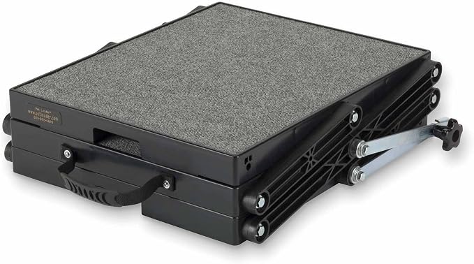 Pet Loader® XL 18" Platform, Plastic, 3-Step with Wheels