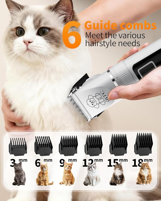 iBTC All-in-One Dog Grooming Kit - White Combination
