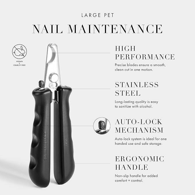 Tweezerman Large Dog & Cat Nail Clippers, Ergonomic