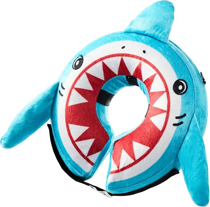 BENCMATE Inflatable Dog Cone Collar Alternative After Surgery XLarge, Shark | Soft Dog Cone for Small Medium Large Dogs and Cats, Doggie Neck Donut Recovery ECollar to Stop Licking Pets from Injury