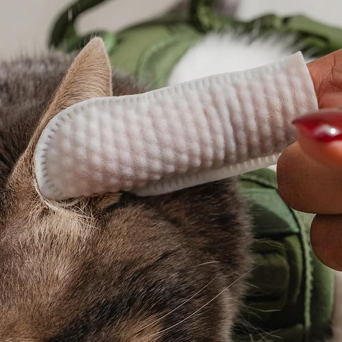 Eyes, Ears & Nose Finger Wipes for Cats, 100ct