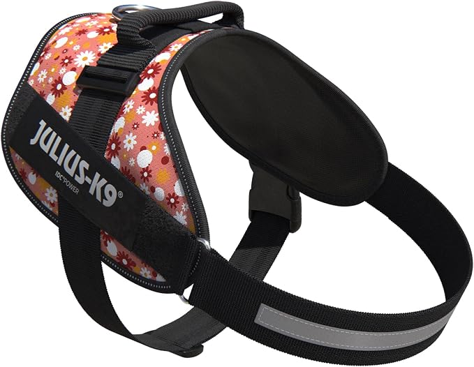 IDC Powerharness, Size: 2XL/3, Pink Flowers