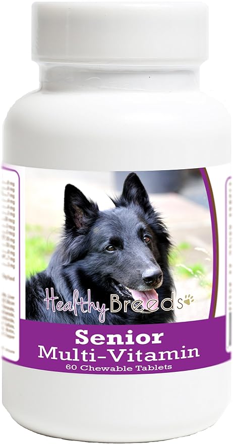 Healthy Breeds Belgian Sheepdog Senior Dog Multivitamin Tablets 60 Count