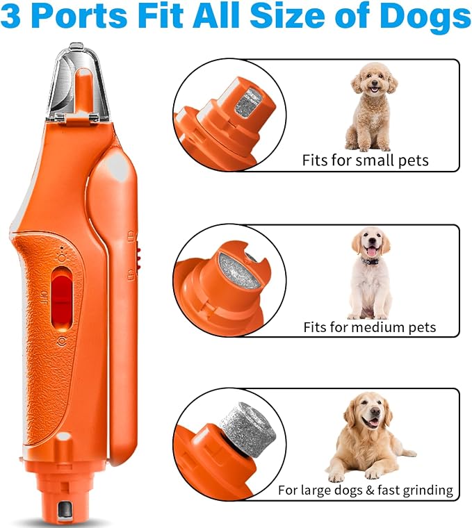 2-in-1 Dog & Cat Nail Clippers with Catcher & 2 LED Lights