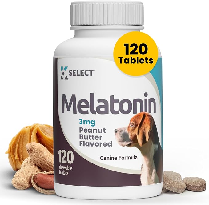 K9 Select Melatonin for Dogs, Peanut Butter, Medium