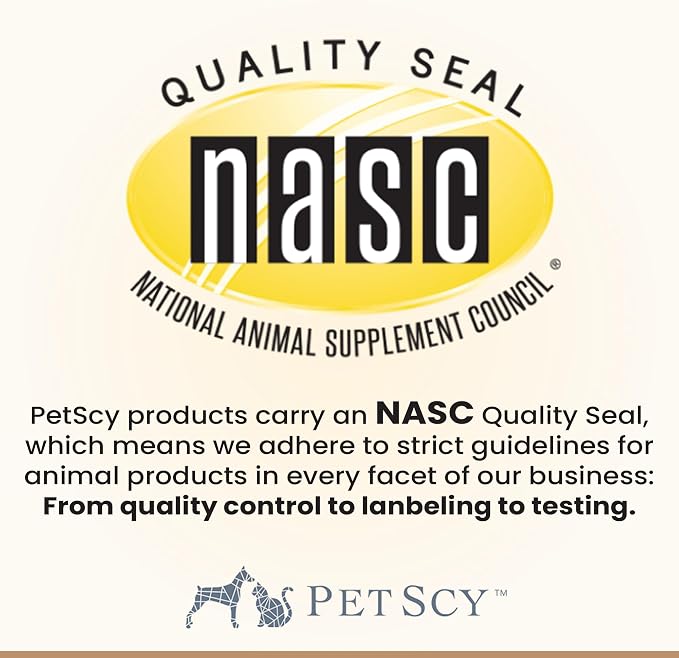 Petscy Longevity Hip & Joint + Immune Support for Dogs - Large (7.5g Chew) - High Dose Glucosamine, MSM, Chondroitin, Green Lipped Mussel, Omega 3, Probiotics - 30 Chews (Large Dogs)