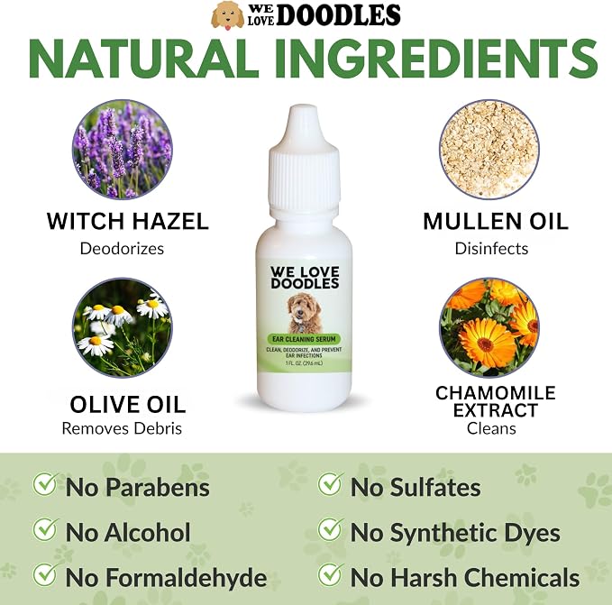 We Love Doodles Dog Ear Serum, Eco-Friendly