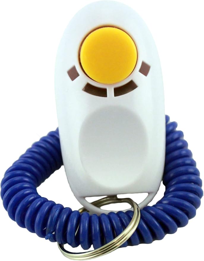 Teacher's Pet Dog Training Clicker with Wrist Strap - Puppy Behavioral Education Training Clicker for Positive Reinforcement - Durable, Lightweight, Easy to Use, Effective