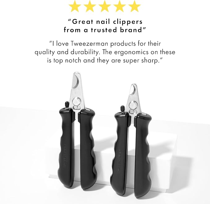 Tweezerman Large Dog & Cat Nail Clippers, Ergonomic