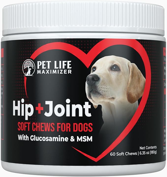 3-in-1 Joint Supplement for Dogs. Chicken Flavored Chews