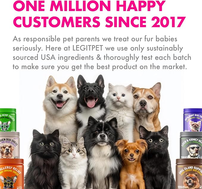 Omega 3 Alaskan Salmon Oil Treats for Dogs 120 Fish Oil Chew Supplement Skin and Coat Allergy and Itch Relief Hip & Joint Health Brain Shedding Hot Spots Treatment Omega 3 6 9 EPA & DHA Fatty Acids