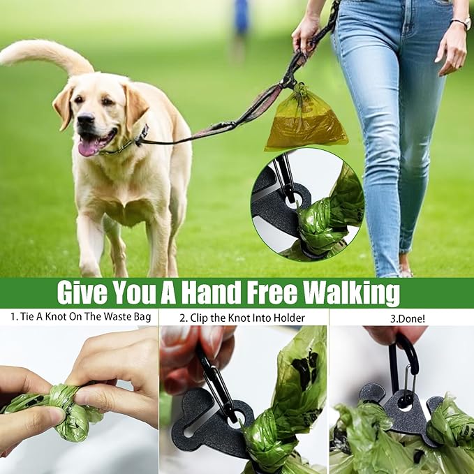 Dog Waste Bag Dispenser Pet Poop Bags Holder for Doggie Waste Bags Dispensers Soft Fabric Zipper Small Doggy Puppy Pouch for Leash Accessory Attachment with Carrier,Paw Print, No-XYBbk