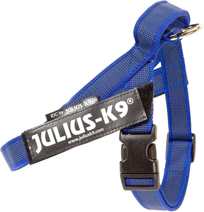 IDC Color & Gray Belt Harness, Size: S/Mini, Blue-Gray