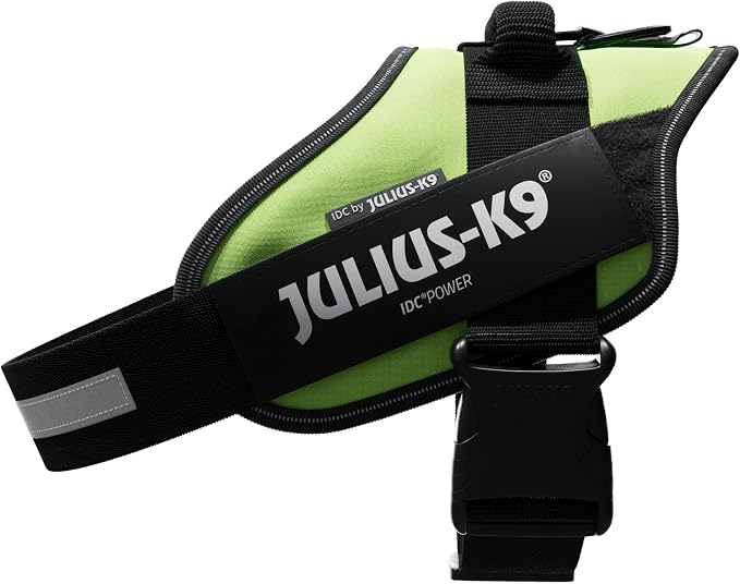 Julius-K9, 16IDC-NE-1, IDC Powerharness, Dog Harness, Size: 1, Neon Green