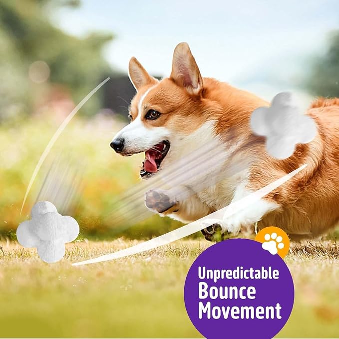 Kimee 3.9'' Dog Balls Tennis Balls Dog Toys for Aggressive Chewers 3 Balls | Indestructible Dog Toys Atom Dog Teething Chew Toys Balls Dog Water Balls Dog Fetch Toys for Large Medium Small Dogs Puppy