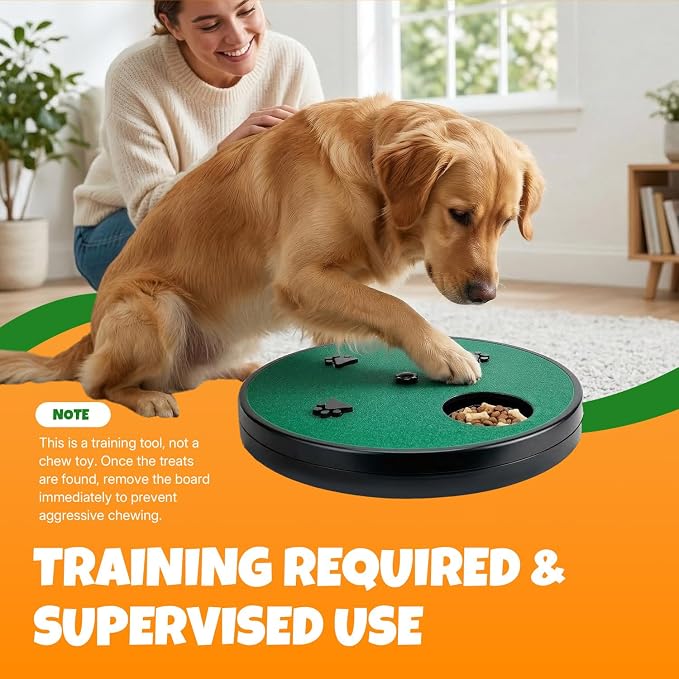 Mcbazel Dog Nail Scratch Board, 13in, with Treat Box
