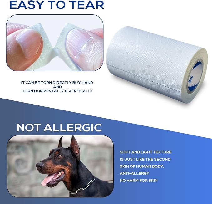 Ear Tape for Dogs, 1 Pack, 3.0 inch (75mm)