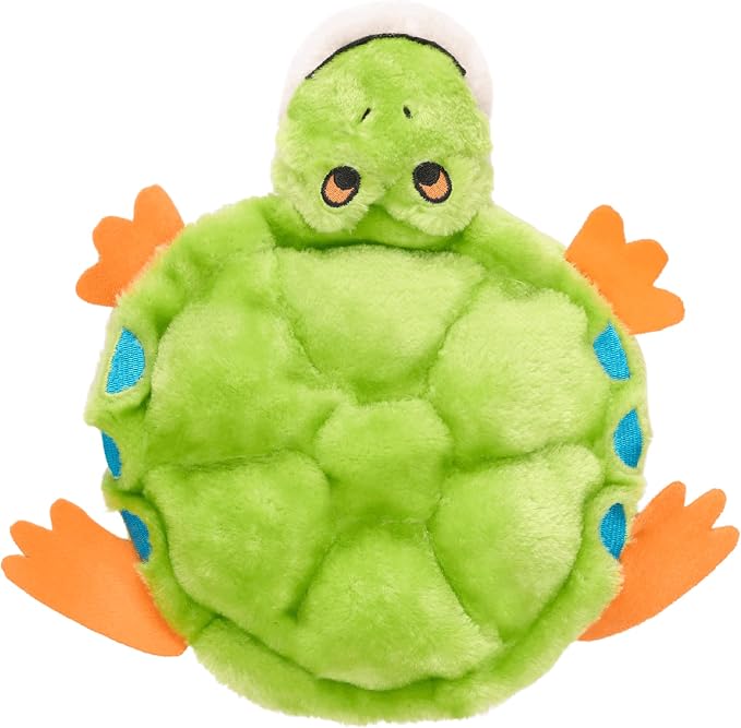 ZippyPaws Squeakie Crawler No Stuffing Dog Toy to Keep Them Busy - 11" | For Small, Medium, & Large Dogs, Squeaky Pet Toy for Boredom, Soft Plush Puppy Products, Toby the Tree Frog