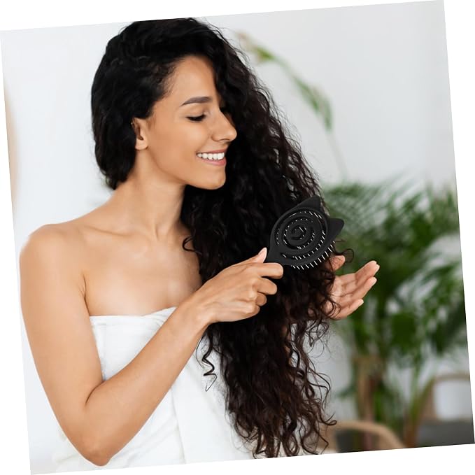 3pcs Cat Spa Tool Detangler Brush Scalp Massager Vented Hair Brush for Women Gentle and Comfortable for Hair Types