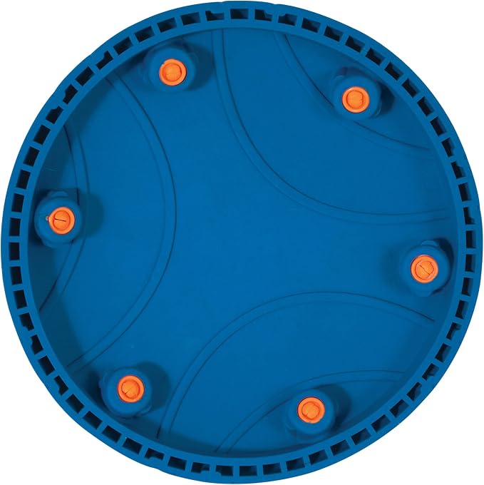 Chuckit! Whistle Flight Fetch Toy, Orange/Blue, for Medium to Large Dogs | Measures 10.6 In x 1.2 In x 11.1 In, for Medium to Large Dogs