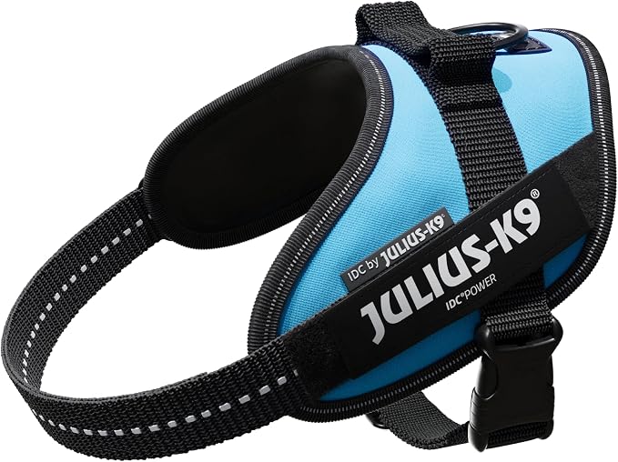 Julius-K9, 16IDC-AM-M, IDC Powerharness, Dog Harness, Size: Mini, Aquamarine