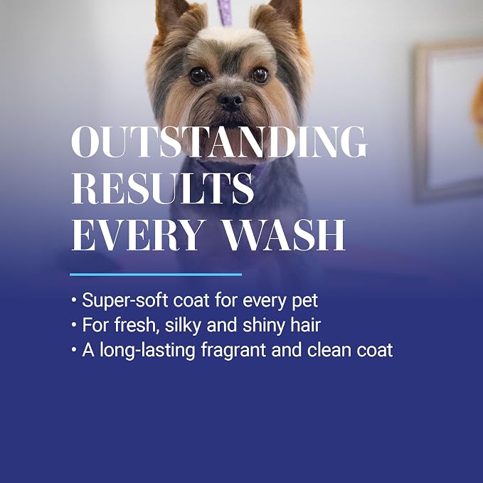 Chris Christensen Smartwash50 Tropical Breeze Ultra Concentrated Dog Shampoo, Makes Up to 50 Bottles, Groom Like a Professional, Delightfully Fragranced, Suitable for All Coats, Made in USA, 16 Oz
