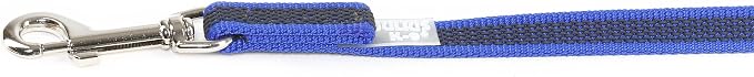 Color & Gray Super-Grip Leash with Handle, 14 mm x 1,8 m, Blue-Gray