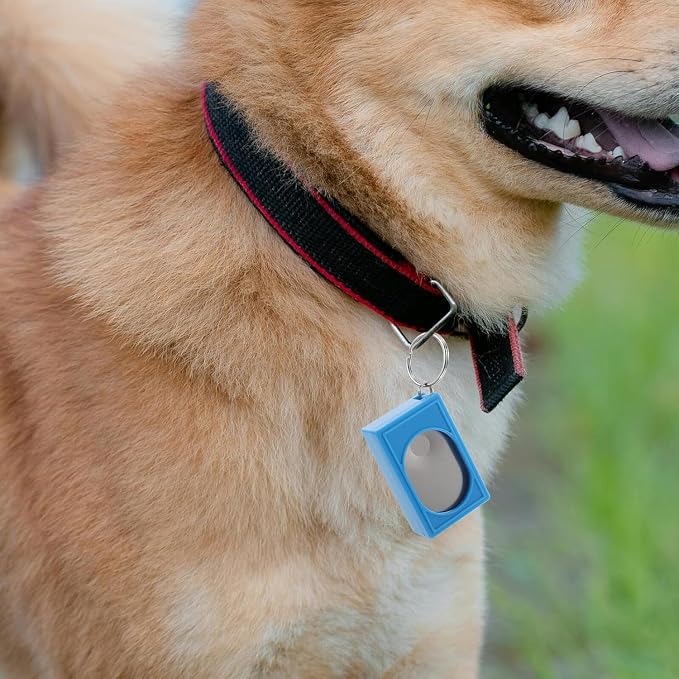 Portable Square Box Training Clicker, 2 Pcs, Blue & White