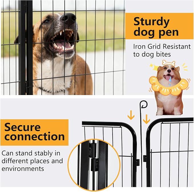 FDW Dog Playpen Kennel, 40in 16 Panels
