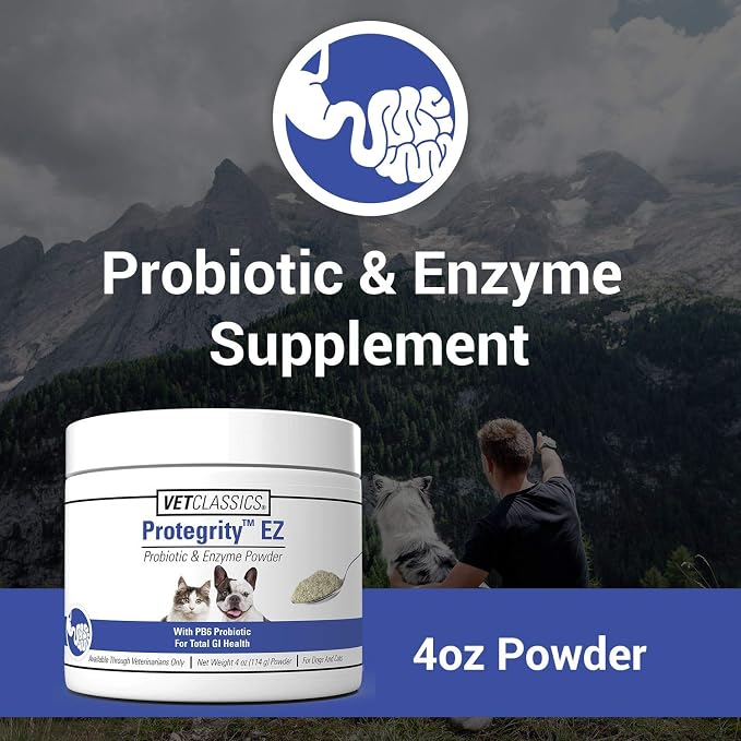 Vet Classics Protegrity EZ Probiotic Supplement for Dogs & Cats - 4 Oz
