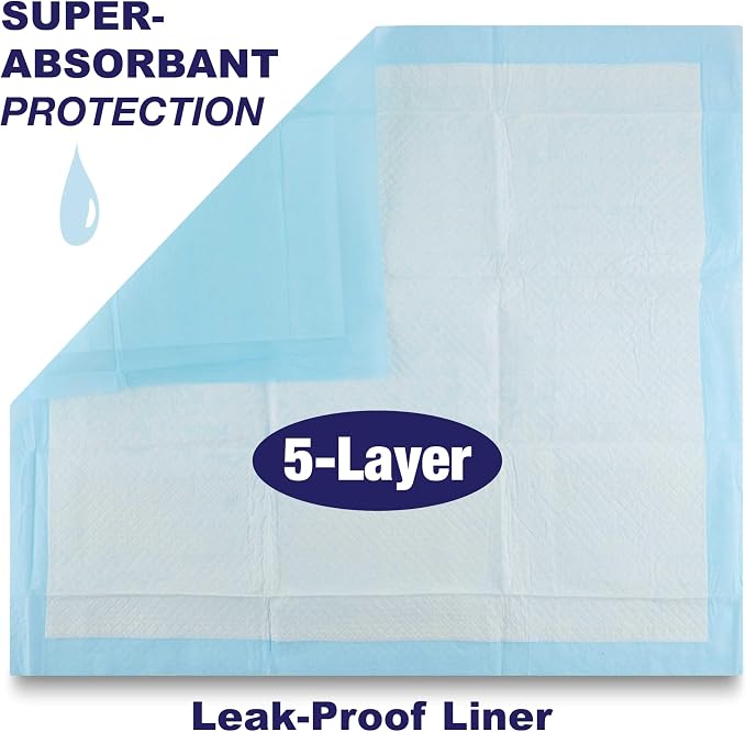 Cudlie Training Pads for Dogs, 50 Count ,26"x30"| Puppy Pee Pads for Dogs | Absorbent Dog & Puppy Supplies for Dog Training and House Training