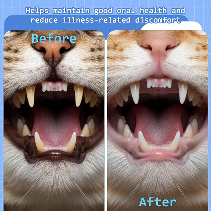 Mini Head Cat Puppy Toothbrush, 4 Pack Ultra Soft Dog Toothbrush Small Breed Gentle Pet Dental Cleaning Kit Cat Puppy Tooth Brushing Kit for Kitten Small Breed Dogs