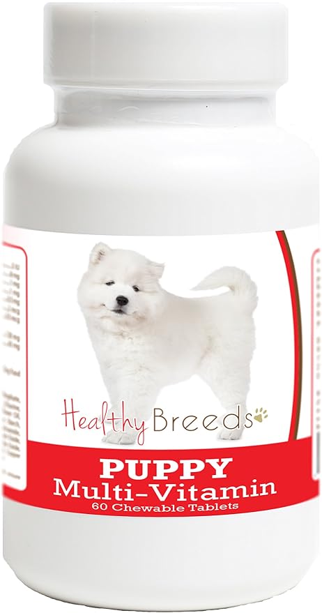 Healthy Breeds Samoyed Puppy Dog Multivitamin Tablet 60 Count