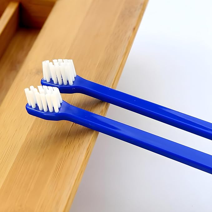 Bexter Dog Toothbrush Set of 10 – Dual Headed Soft Bristle Pet Tooth Brushes for Dental Hygiene, Teeth Cleaning for Small to Large Dogs, Cats & Most Pets, Bulk Pack
