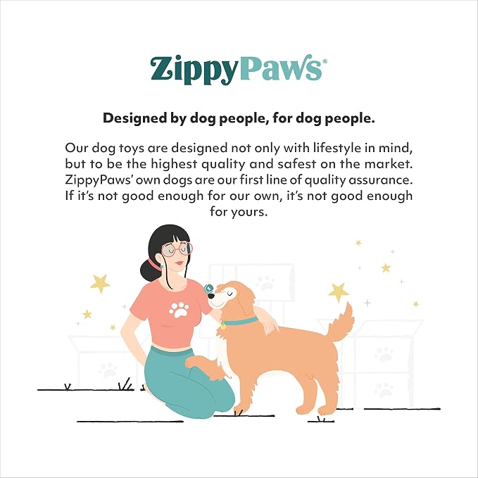 ZippyPaws Donutz for Small and Medium Dogs - Americana Donut | No Stuffing Dog Toys to Keep Them Busy, Squeaky Pet Toy for Boredom, Unstuffed Chew Toy, Soft Plush Puppy Products
