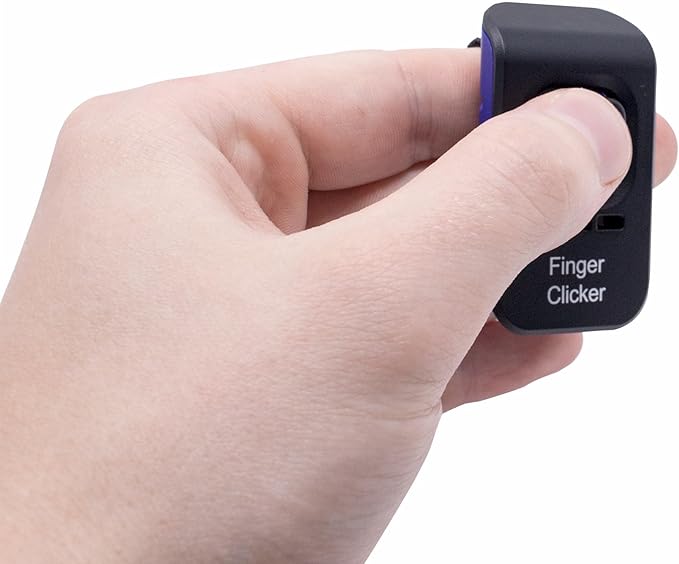 Educator Dog Training Finger Clicker, Blue