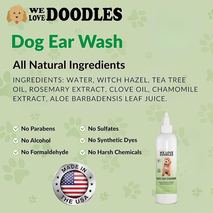 We Love Doodles Dog Ear Cleaner, Ear Wash