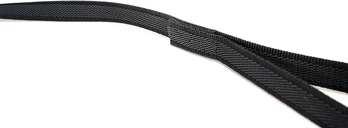 Color & Gray Super-Grip Leash with Handle, 0.79 in x 16.4 ft, Black-Gray
