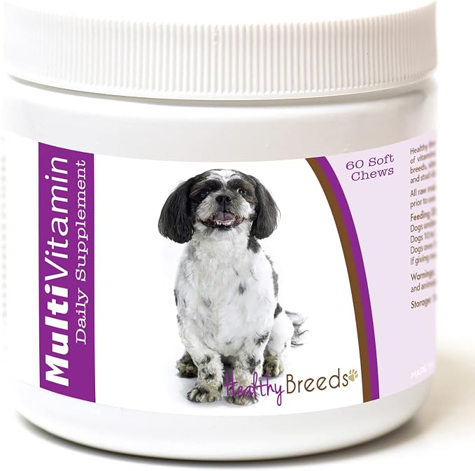 Healthy Breeds Shih-Poo Multi-Vitamin Soft Chews 60 Count (1127-ship-001)