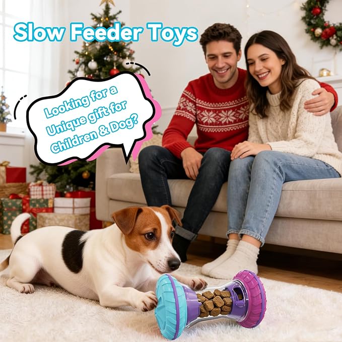 MateeyLife Interactive Dog Puzzle Toys for Small Medium Large Breed - Durable Smart Puppy Enrichment Dogs Toy to Keep Them Busy, Mental Brain Stimulation Treat Dispensing Training & Slow Feeder