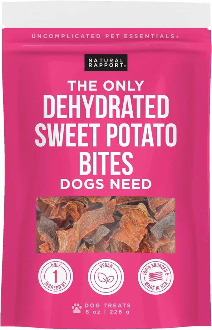 Natural Rapport Sweet Potato Bites, Single Ingredient, Grain-Free, 8 oz