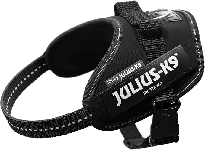 Julius-K9, 16IDC-P-MM, IDC Powerharness, Dog Harness, Size: Mini-Mini, Black