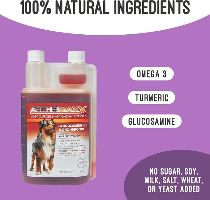ArthriMAXX Hip & Joint Support Liquid for Dogs, 32 fl oz