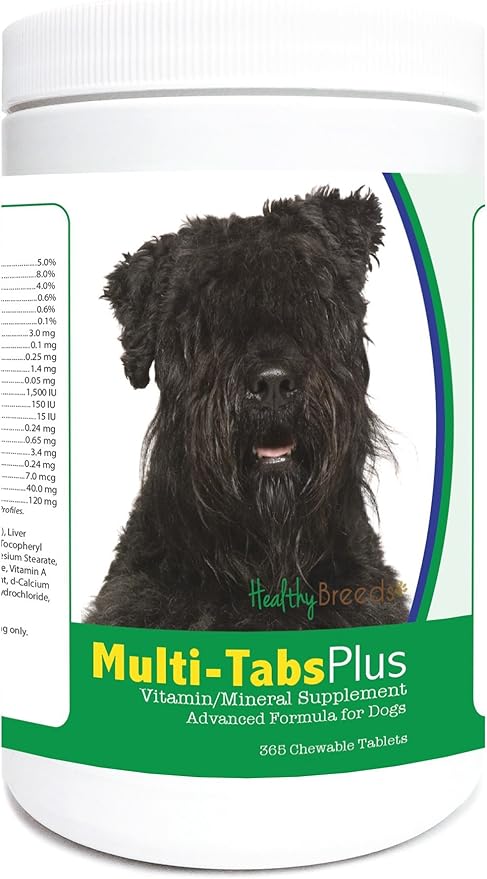 Healthy Breeds Bouvier des Flandres Multi-Tabs Plus Chewable Tablets 365 Count