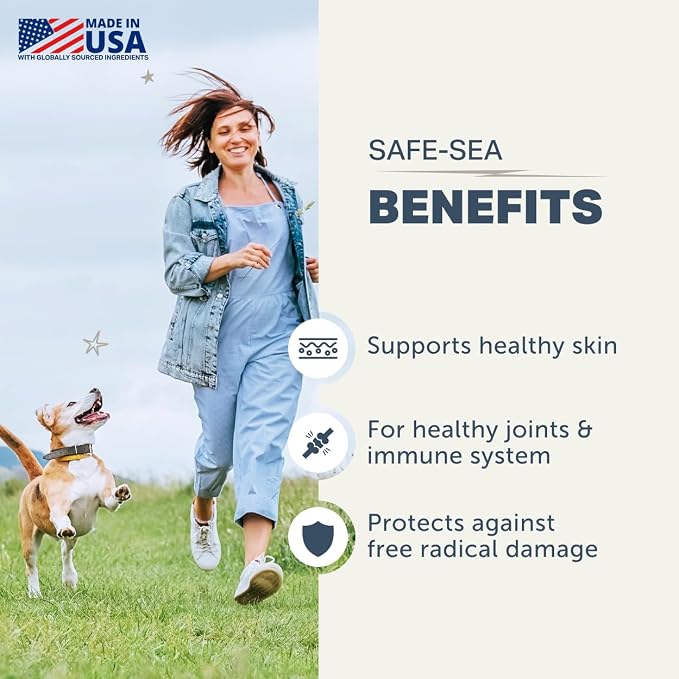FOUR LEAF ROVER Safe-Sea - Green Lipped Mussels for Dogs, ETA, Astaxanthin