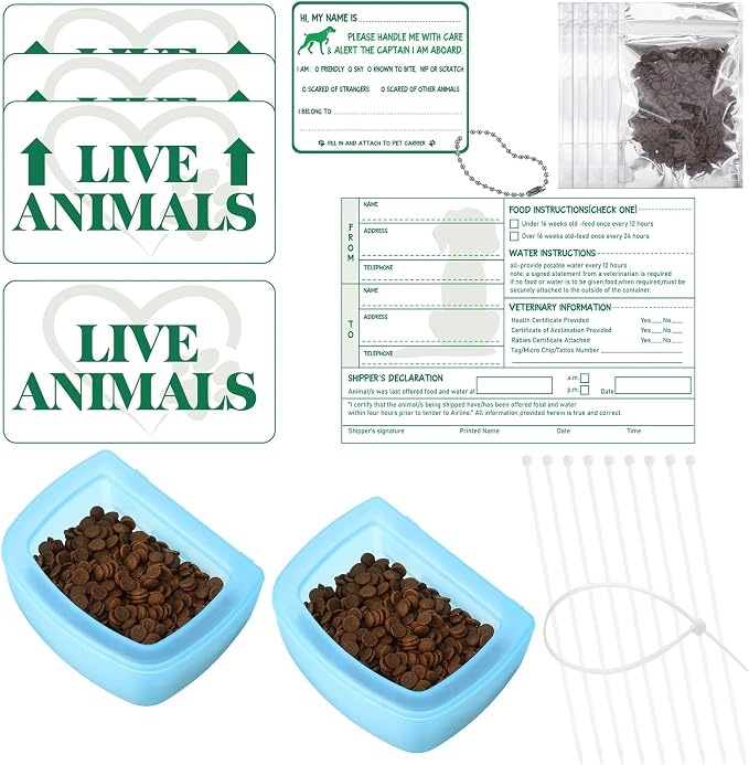 Eaasty 23 Pcs Kennel Travel Kit for Pets