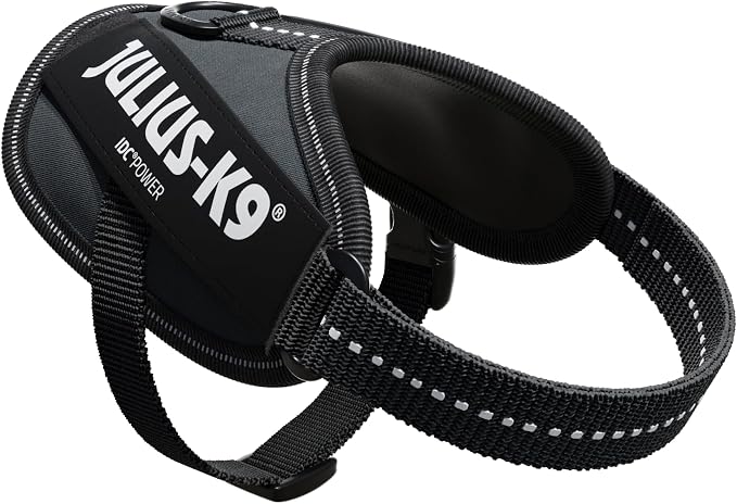 Julius-K9, 16IDC-ANT-B2, IDC Powerharness, Dog Harness, Size: Baby 2, Anthracite
