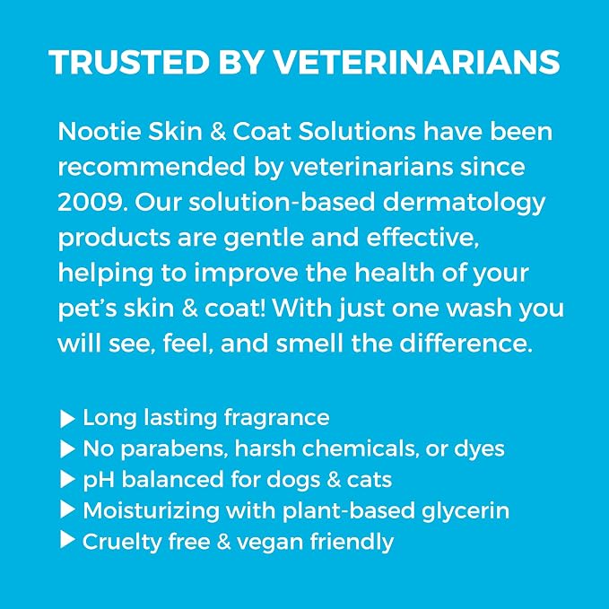 Nootie Sweet Pea & Vanilla Spritz for Dogs & Cats, Long-Lasting | 16oz, conditions & moisturizes fur, spray-in formula, no rinse needed